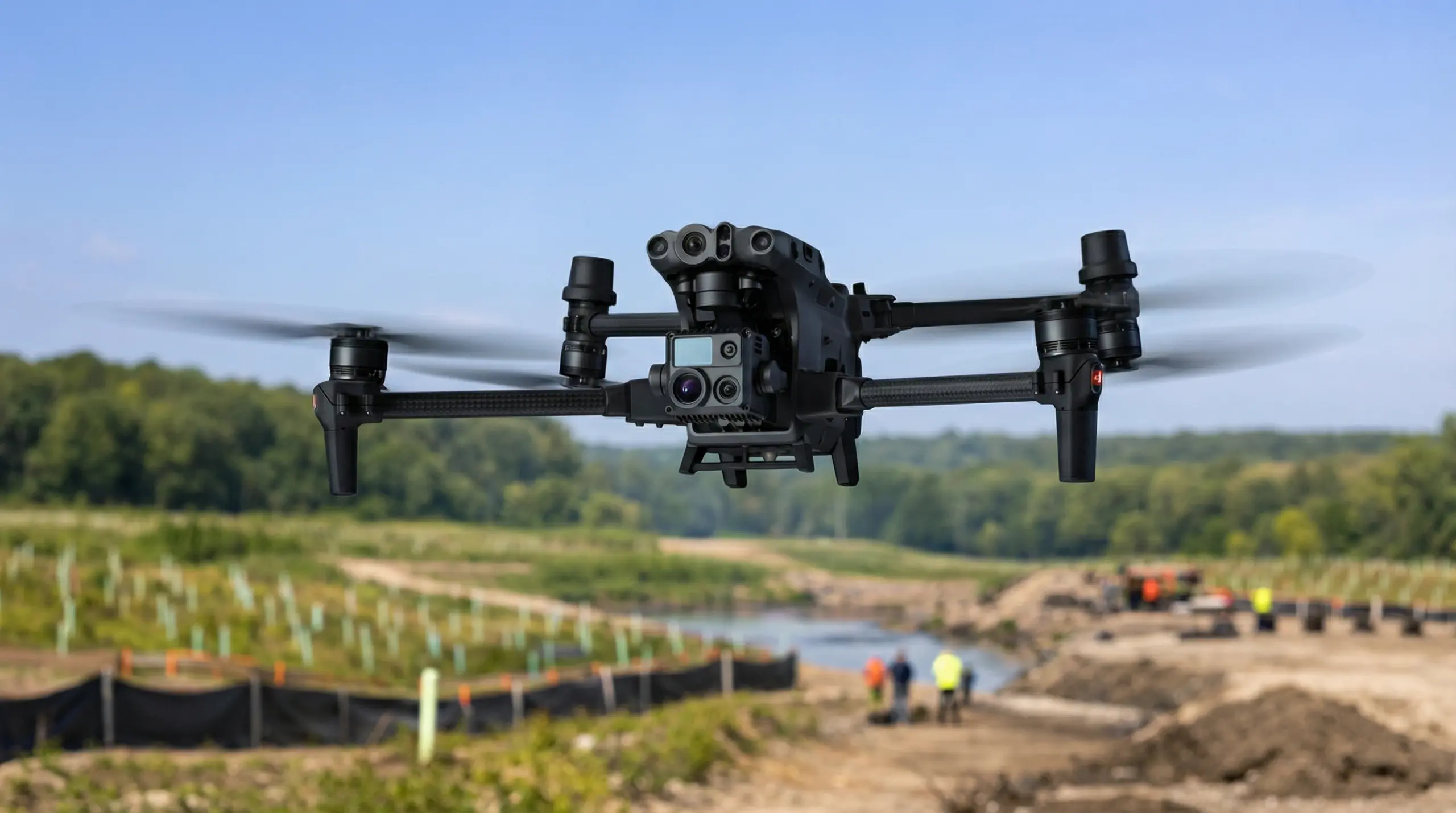 Equipe analisando dados de conformidade ambiental